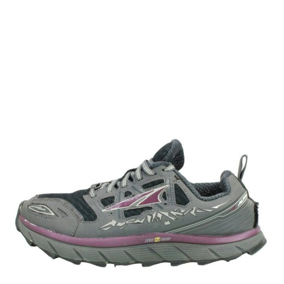 Altra Shoes - Altra Lone Peak 3.0 Gray Mesh Lace Up Low Top Trail Sneakers Shoes Size 7.5
